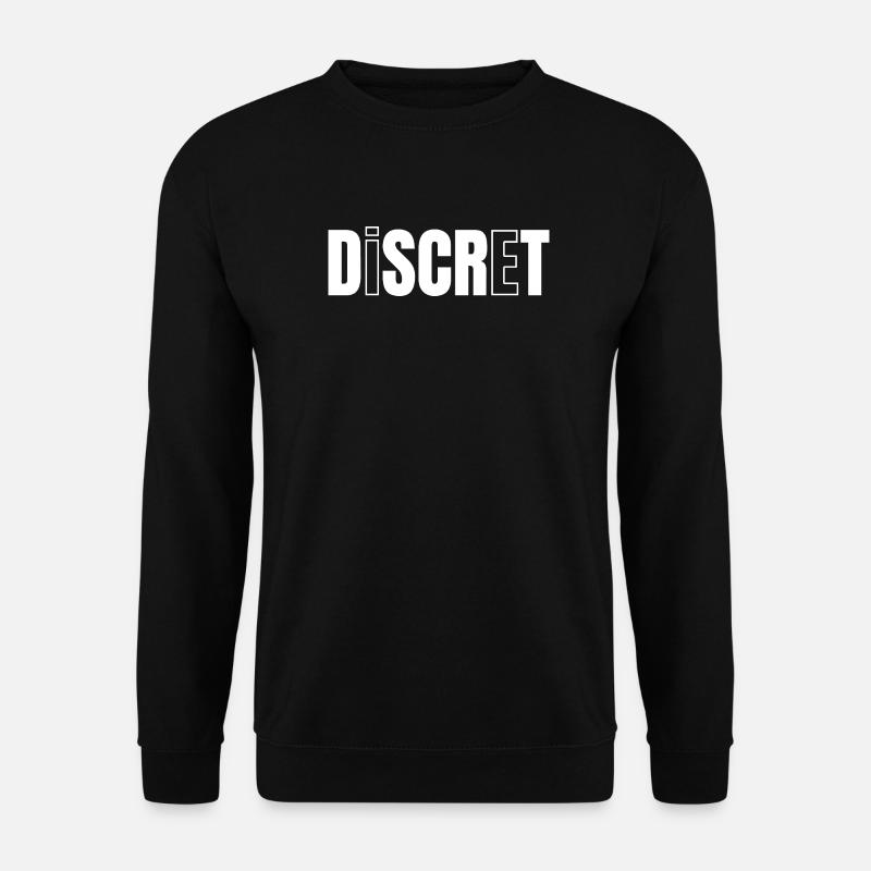 DISCREET! - Unisex Sweatshirt - black