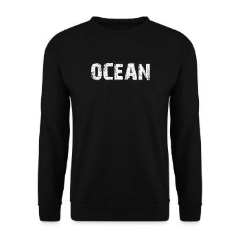 Océan - Sweat-shirt Unisexe - noir - Devant - Alina (178cm) & Michal (187cm)