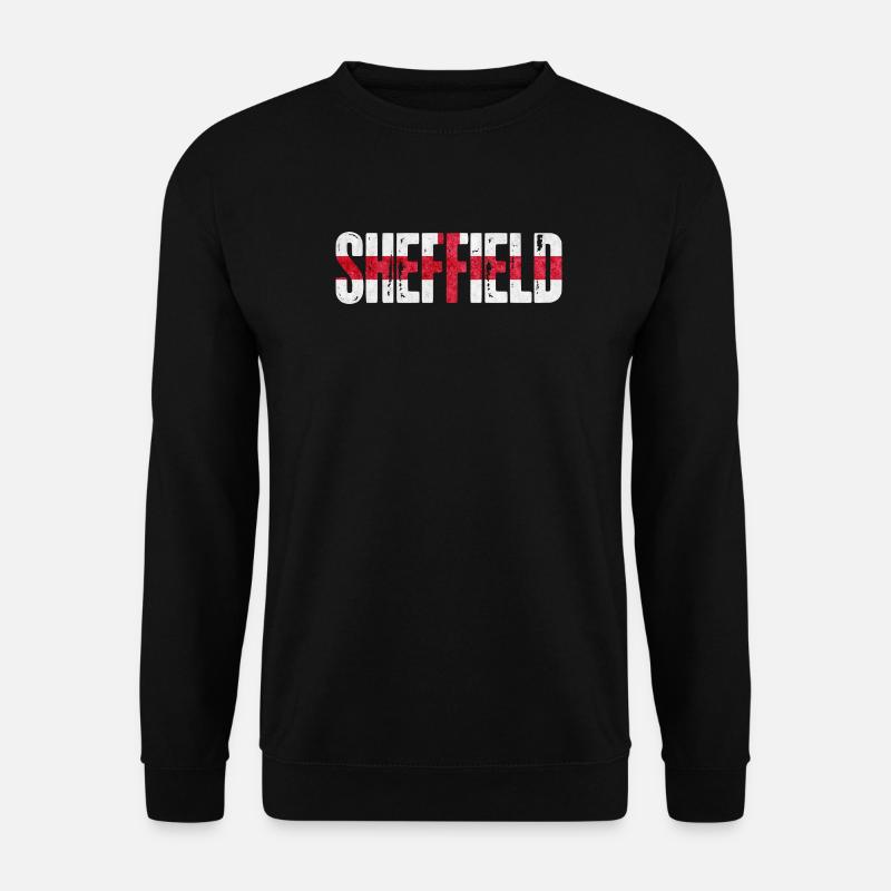Sheffield England - Unisex Pullover - Schwarz