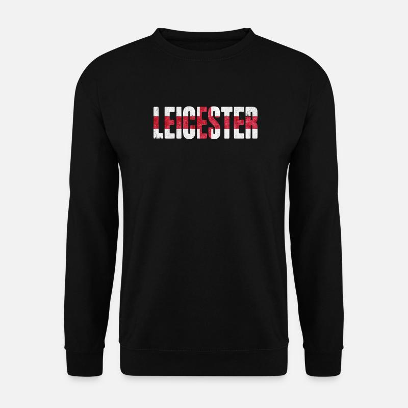 Leicester England - Unisex Sweatshirt - black