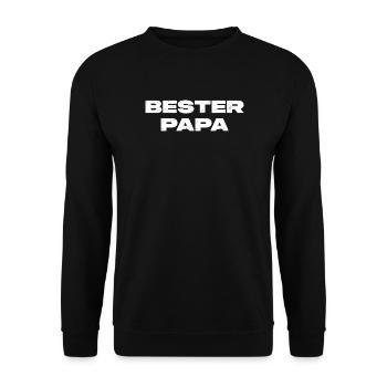 Meilleur papa - Sweat-shirt Unisexe - noir - Devant - Alina (178cm) & Michal (187cm)
