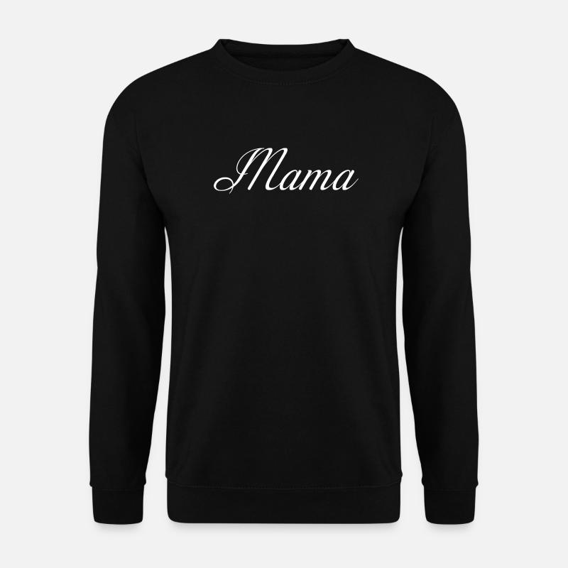 Mama Script Élégance - Sweat-shirt Unisexe - noir