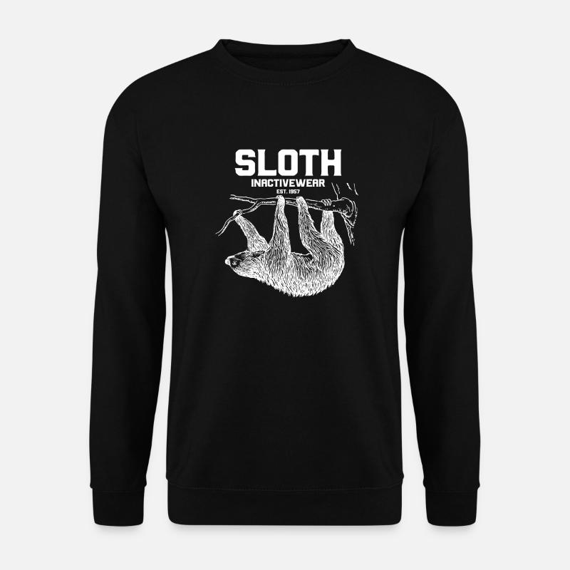 Sloth Inactivewear Est 1957 - Unisex Sweatshirt - black
