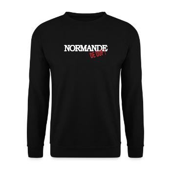 Normande de ouf - Sweat-shirt Unisexe - noir - Devant - Alina (178cm) & Michal (187cm)