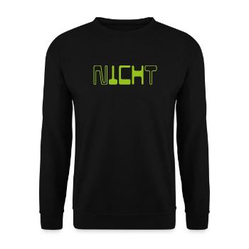 Nicht ICH - ICH Nicht  - Unisex Pullover - Schwarz - Vorne - Alina (178cm) & Michal (187cm)