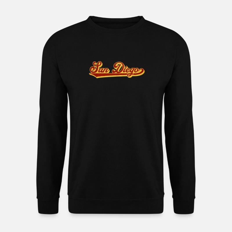 San Diego Retro Script - Unisex Sweatshirt - black