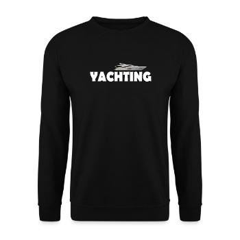 Yachting - Unisex Sweatshirt - black - Front - Alina (178cm) & Michal (187cm)
