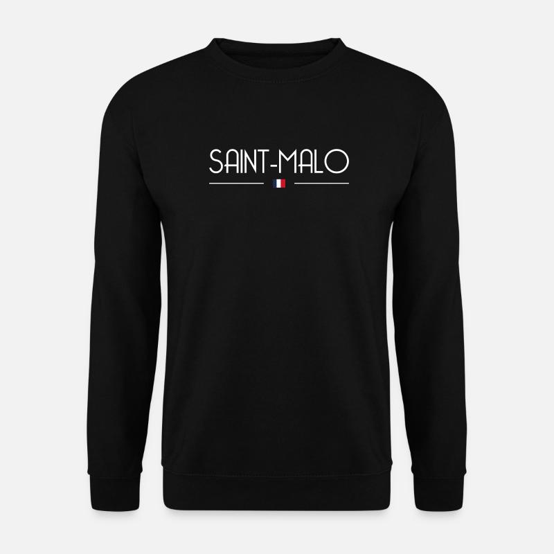 Saint-Malo - Unisex Pullover - Schwarz