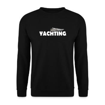 Yachting - Unisex Sweatshirt - black - Front - Alina (178cm) & Michal (187cm)