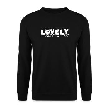 Lovely Vibes - Sweat-shirt Unisexe - noir - Devant - Alina (178cm) & Michal (187cm)