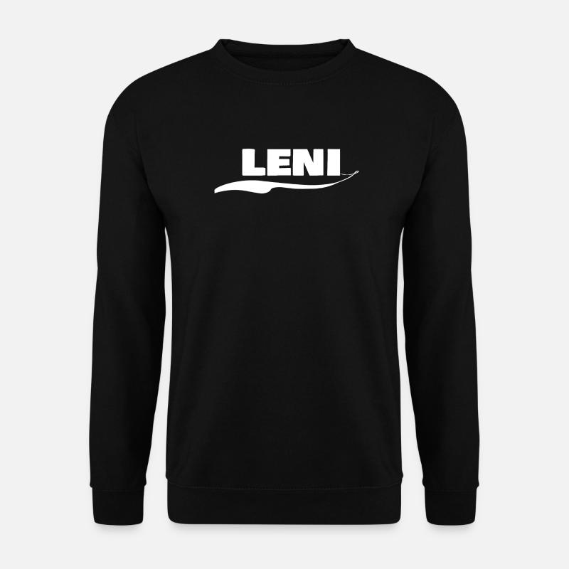 First name Leni - Unisex Sweatshirt - black