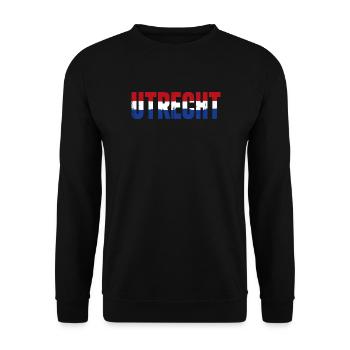 Utrecht Niederlande - Unisex Pullover - Schwarz - Vorne - Alina (178cm) & Michal (187cm)