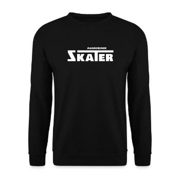 Mannheimer Skater, / Mannheim, skating - Unisex Pullover - Schwarz - Vorne - Alina (178cm) & Michal (187cm)