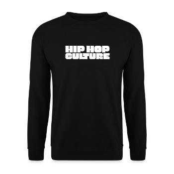 Hip hop culture - Unisex Sweatshirt - black - Front - Alina (178cm) & Michal (187cm)
