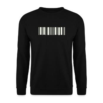 Strichcode - Unisex Pullover - Schwarz - Vorne - Alina (178cm) & Michal (187cm)