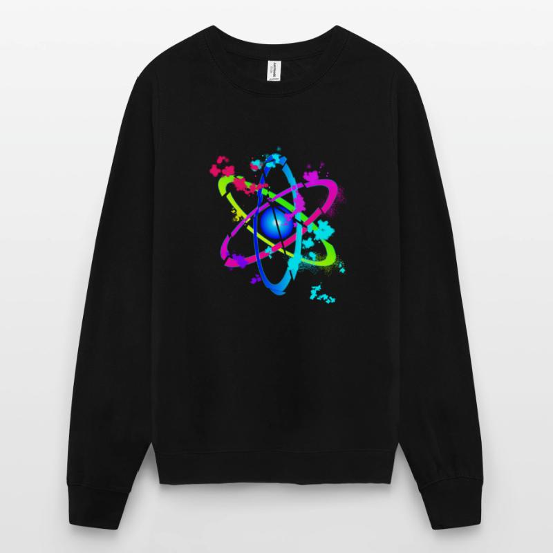 Disrupted atom Unisex Sweatshirt