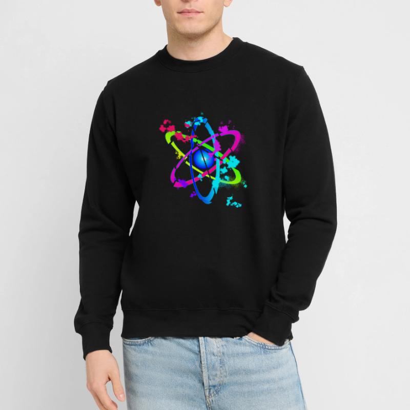 Disrupted atom Unisex Sweatshirt