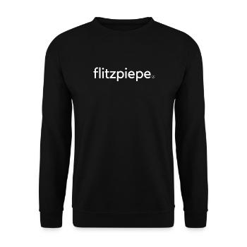 Flitzpiepe Anker Nordsee Küste Seemann Segeln - Unisex Pullover - Schwarz - Vorne - Alina (178cm) & Michal (187cm)