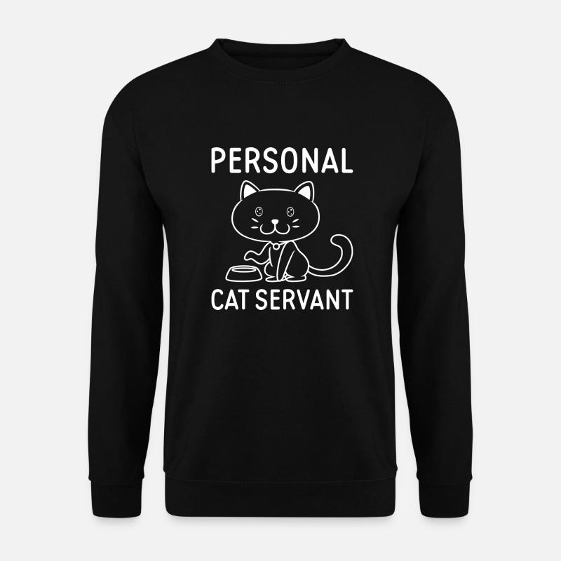 Personal Cat Servant - Unisex Sweatshirt - black