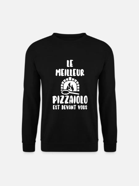 Le meilleur pizzaiolo - Sweat-shirt Unisexe - noir