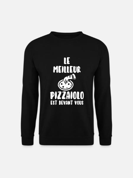 Le meilleur pizzaiolo - Sweat-shirt Unisexe - noir