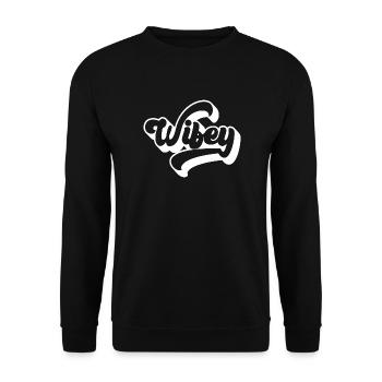 Cool Wifey Matching Couple Wedding Party Mariage - Sweat-shirt Unisexe - noir - Devant - Alina (178cm) & Michal (187cm)