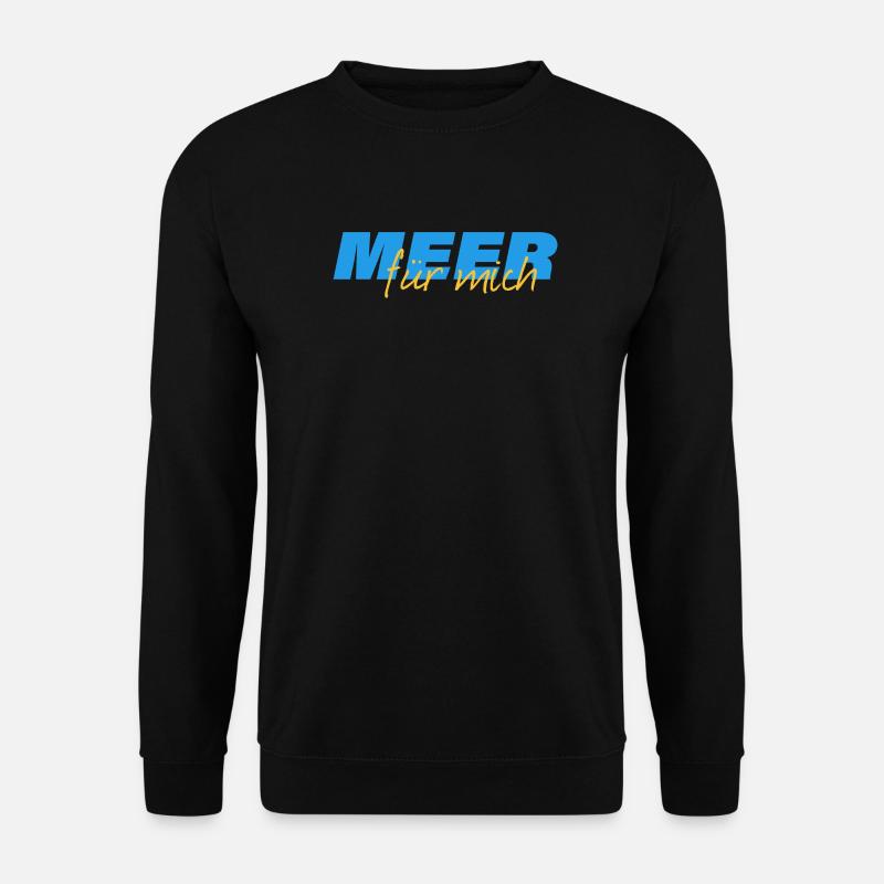 MEER FÜR MICH - Unisex Pullover - Schwarz