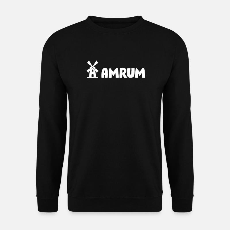 Moulin à vent d’Amrum - Sweat-shirt Unisexe - noir