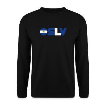 El Salvador - Unisex Sweatshirt - black - Front - Alina (178cm) & Michal (187cm)