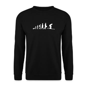 Développement skiable - Sweat-shirt Unisexe - noir - Devant - Alina (178cm) & Michal (187cm)