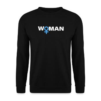 FEMME - Sweat-shirt Unisexe - noir - Devant - Alina (178cm) & Michal (187cm)