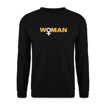 FEMME - Sweat-shirt Unisexe - noir - Devant - Alina (178cm) & Michal (187cm)