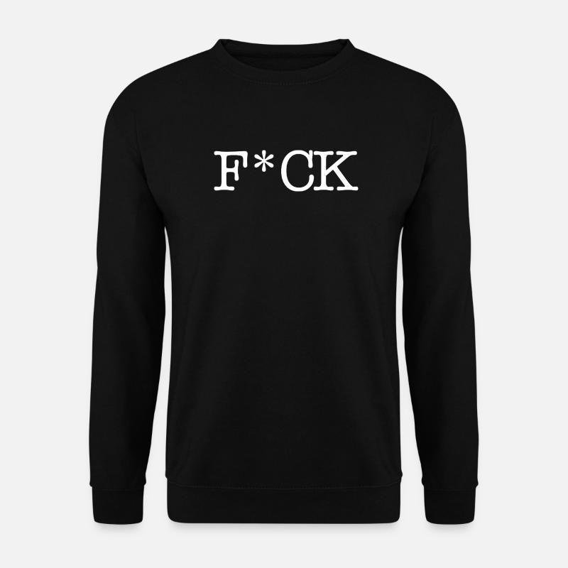 F_CK_White - Unisex Sweatshirt - black