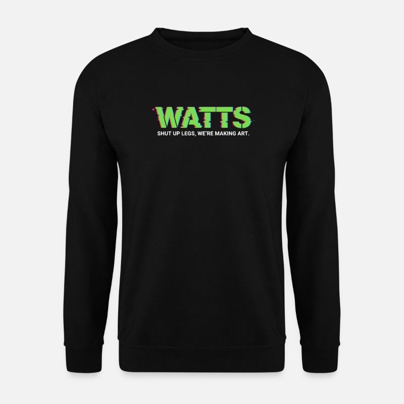 WATTS Neon Pop Art Tee - Unisex Sweatshirt - black