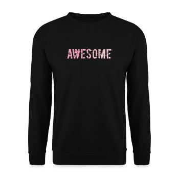 Excellente écriture - Sweat-shirt Unisexe - noir - Devant - Alina (178cm) & Michal (187cm)
