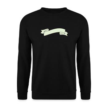 banderole_symbol - Unisex Pullover - Schwarz - Vorne - Alina (178cm) & Michal (187cm)