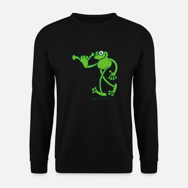 Hawaii-Frosch - Unisex Pullover - Schwarz