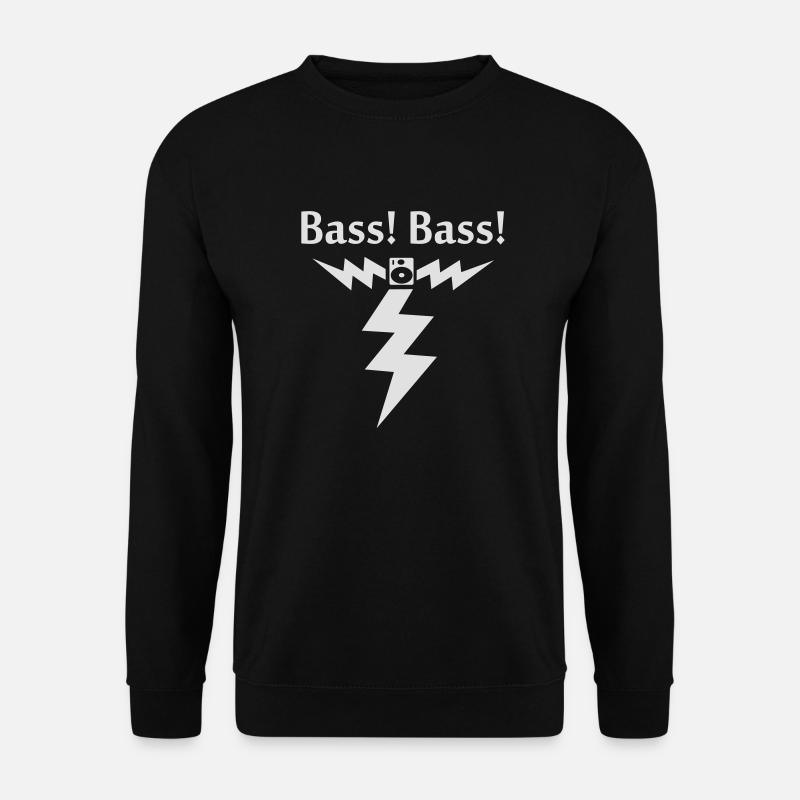 Bass! Bass! Power - Unisex Pullover - Schwarz