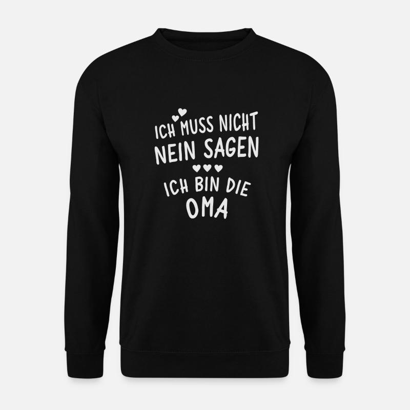 Ich bin die Oma - Unisex Pullover - Schwarz