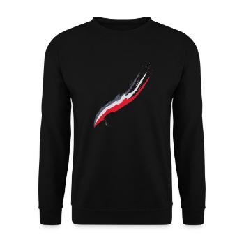 Bleu blanc rouge - Sweat-shirt Unisexe - noir - Devant - Alina (178cm) & Michal (187cm)