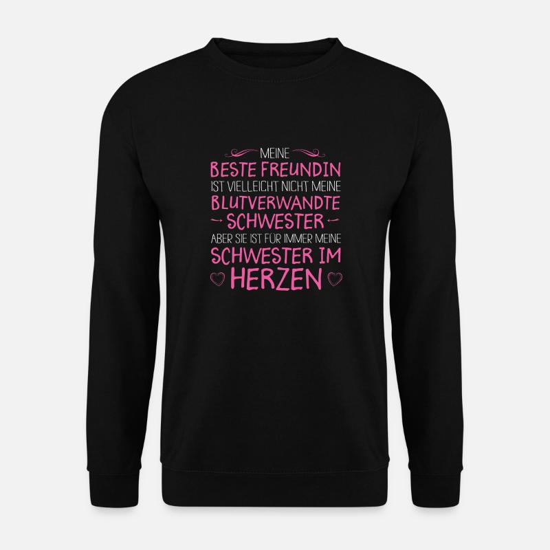 Beste Freundin - Unisex Pullover - Schwarz