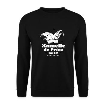 Kölner Karneval - Unisex Pullover - Schwarz - Vorne - Alina (178cm) & Michal (187cm)