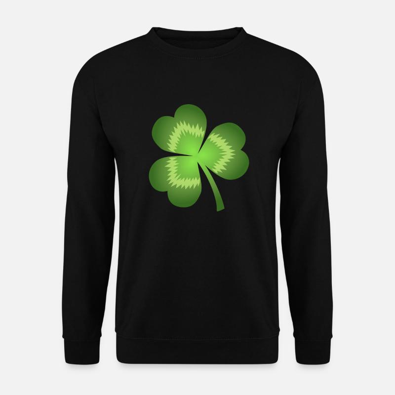 Kleeblatt - Unisex Pullover - Schwarz