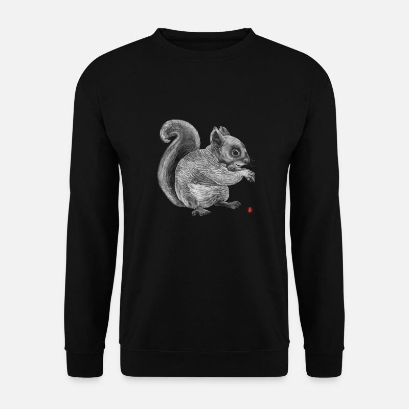 Eichhörnchen - Unisex Pullover - Schwarz