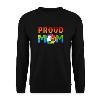 Fier maman ours - Sweat-shirt Unisexe - noir - Devant - Alina (178cm) & Michal (187cm)