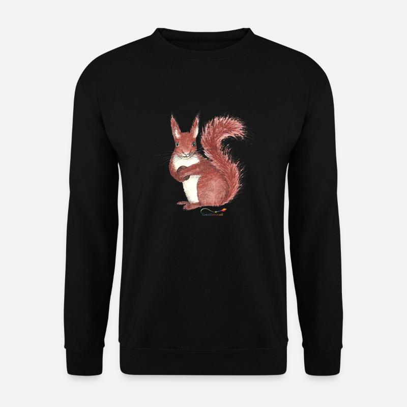 Eichhörnchen - Unisex Pullover - Schwarz
