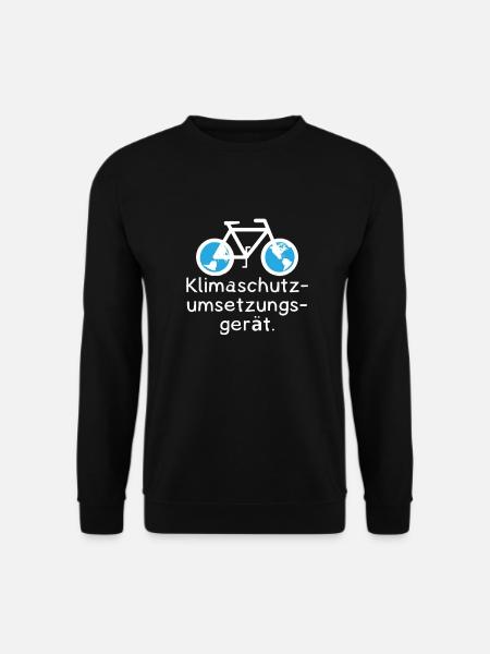 Klimaschutz - Unisex Pullover - Schwarz