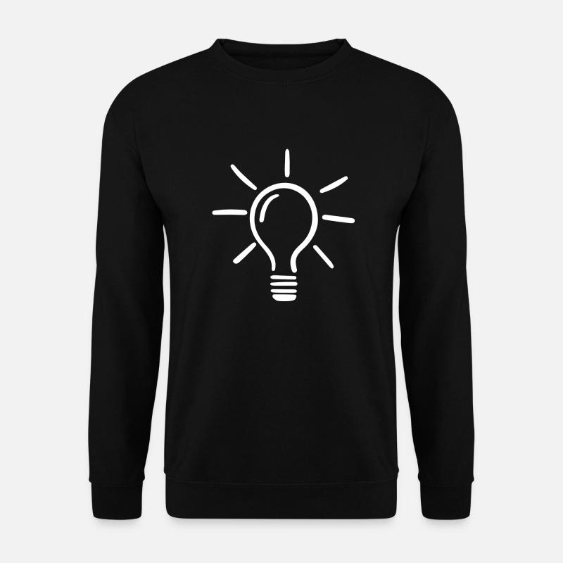 Light bulb - Unisex Sweatshirt - black