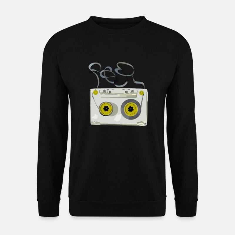 cassette vintage - Sweat-shirt Unisexe - noir