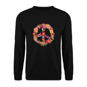 Amour-Romance - Sweat-shirt Unisexe - noir - Devant - Alina (178cm) & Michal (187cm)